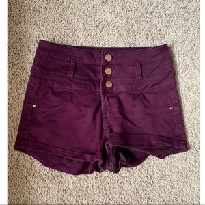 Maroon shorts